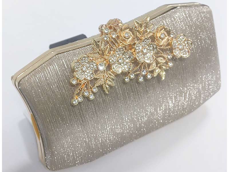 Designer Crystal Bridal Clutch Purse Bag 2023