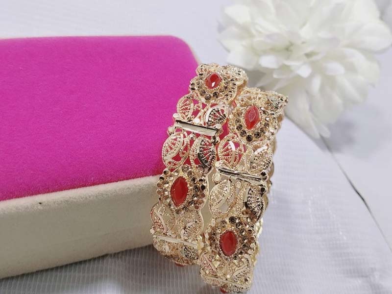 New indian polki Kundan kary 2 pieces