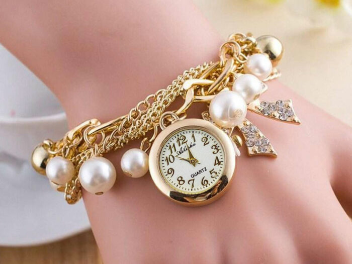 Watch with bracelet 2025 for girls