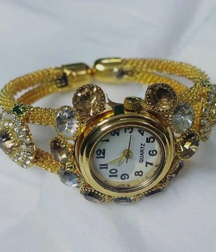 Beautiful Bracelet Jewellery Watch For Ladies