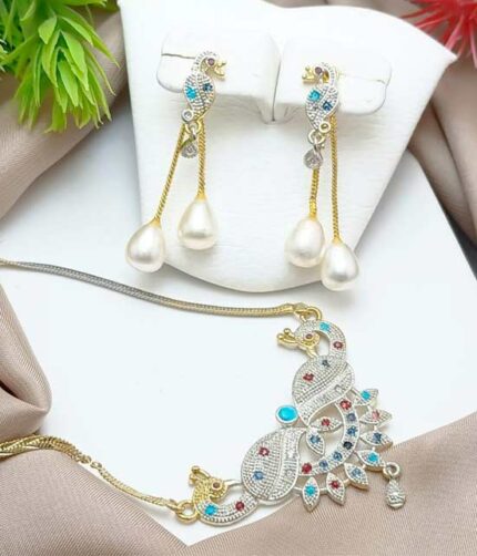 Indian Zircon Necklace Set