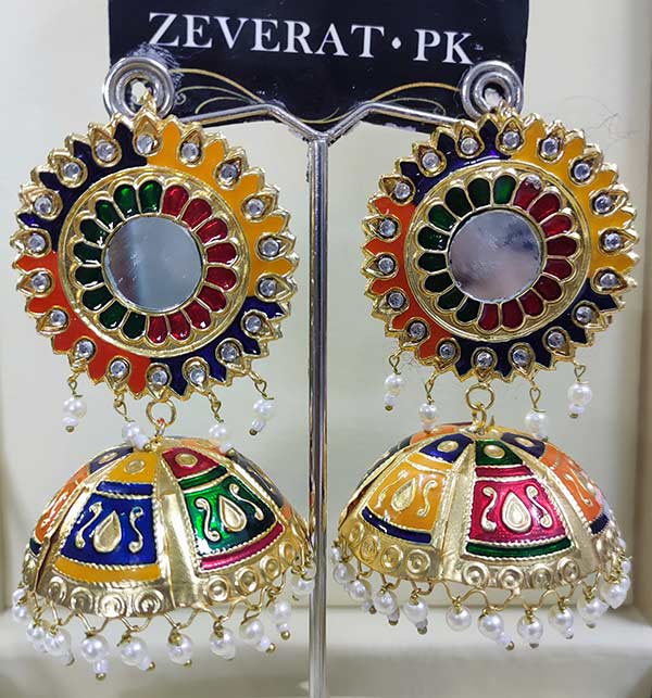 multi color jhumka multi color jhumka
