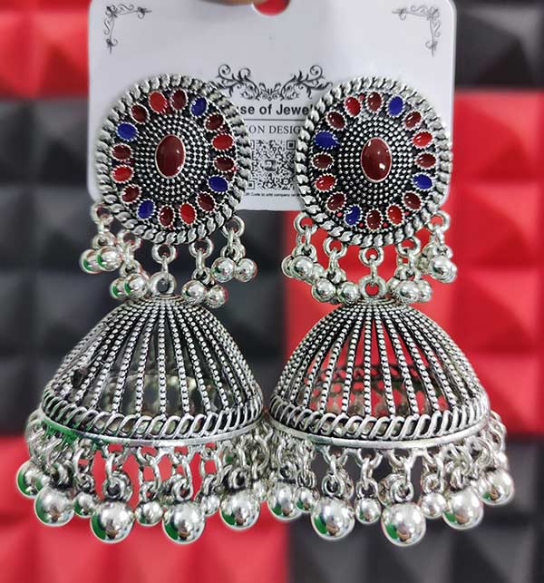 Silver Jhumka (ZV:4434) - Zeverat.pk