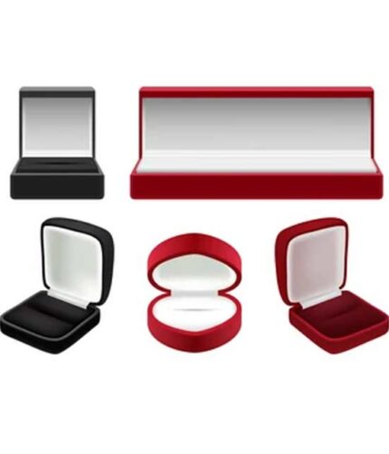 Square Red Velvet Box Watch Bangle Jewelry Gift Box
