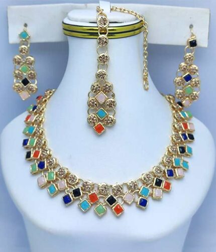 Multicolour necklace Set