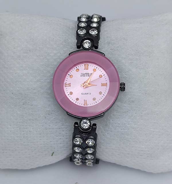 black-pink-1 Elegant Bracelet Fashion Watch for Women