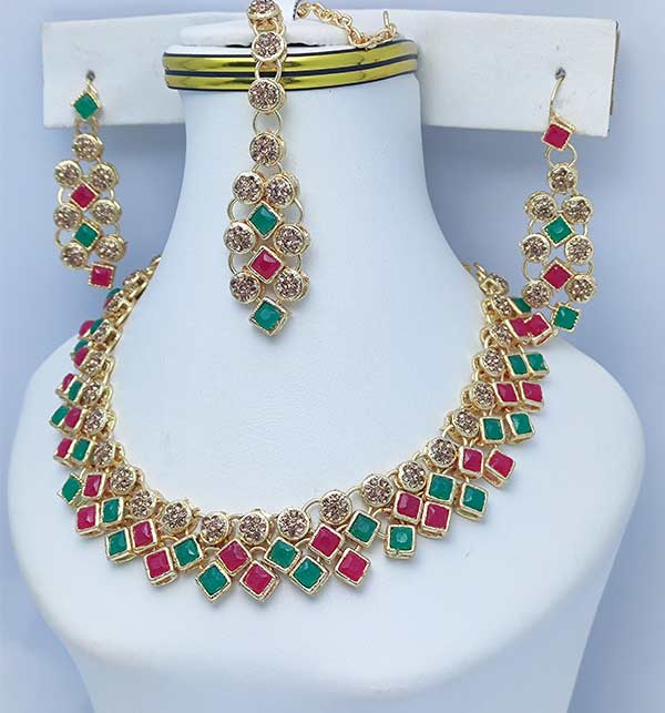 Multicolour zircon set