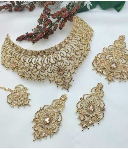 Luxury Zircon Bridal Necklace Set