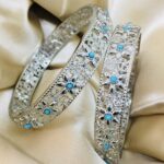 Charming Silver Plated Bangles Set (ZV:14928)