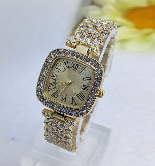 Bs Bee Sister Diamond Women Watches Luxury Brand Small Dial Female Rose  Gold Watches Ladies Stainless Steel Lock Bayan Kol Saati - Walmart.com