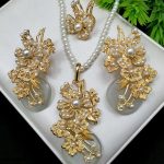 Egyptian Pendant Combo Set with Long Earrings and Adjustable Ring (ZV:24081)