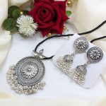 Beautiful Antique Locket Set With Jhumka (ZV:26366)