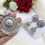 Beautiful Antique Locket Set With Jhumka (ZV:26366)