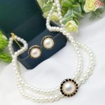 Pearl Choker Set with Tops For Girls (ZV:31337)