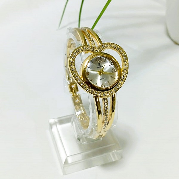 Zircon Heart Shaped Ladies Watch (ZV:32952)