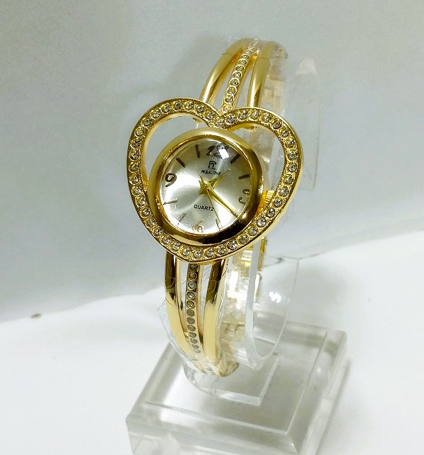 Zircon Heart Shaped Ladies Watch (ZV:32952)