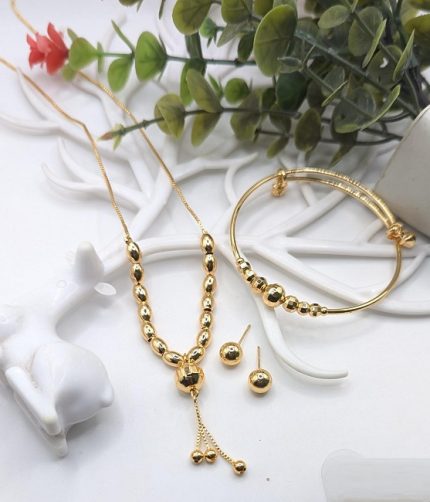 Stylish Gold Plated Pendant Combo Gift Set (ZV:141179)