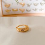 Elegant Gold Plated Adjustable Zircon Ring For Party & Daily Wear (ZV:141210)
