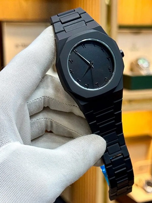 Aura All-Black Matte Watch for Men (ZV:141694)