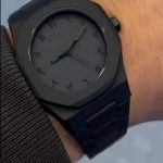 Aura All-Black Matte Watch for Men (ZV:141694)