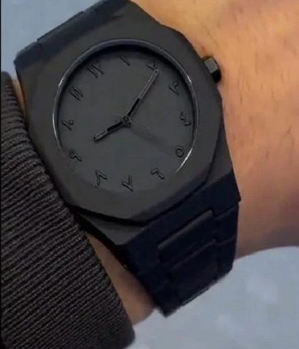 Aura All-Black Matte Watch for Men (ZV:141694)