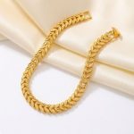 Gold Wheat Link Bracelet (ZV:141860)