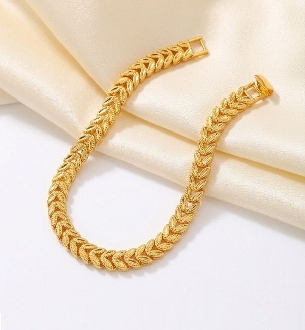 Gold Wheat Link Bracelet (ZV:141860) Gold Wheat Link Bracelet (ZV:141860)