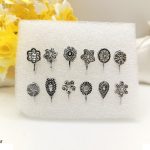 Oxidized Silver Nose Pin Set (ZV:141865)