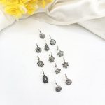 Oxidized Silver Nose Pin Set (ZV:141865)