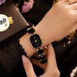 Black Crystal Gold Watch for Women (ZV:141902)