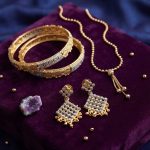 Gold Plated 2 Tone Combo 3 Piece Jewelry Set (ZV:142048)
