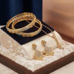 Gold Plated 2 Tone Combo 3 Piece Jewelry Set (ZV:142048)