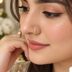 Trending Gold Crystal Nose Ring – Elegant Hoop Design (ZV:142275)