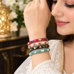 Meena Kari 6 Karay Bangles – Multicolor Handcrafted Enamel Bangle Set (ZV:142269)